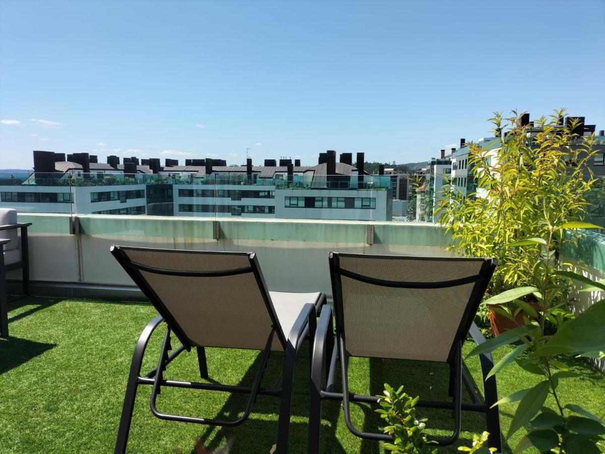 Preciosa Habitacionsuite En Atico Con Terraza II 산티아고데콤포스텔라 외부 사진