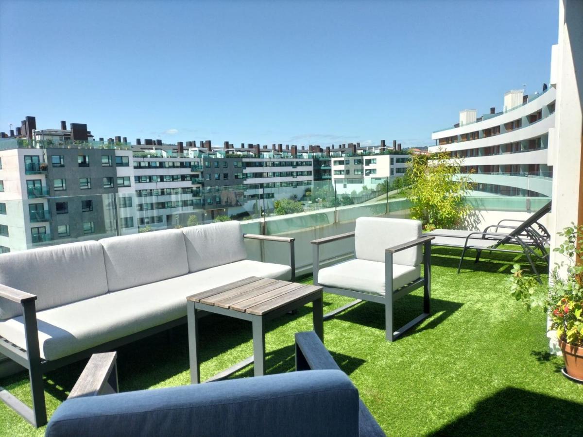 Preciosa Habitacionsuite En Atico Con Terraza II 산티아고데콤포스텔라 외부 사진